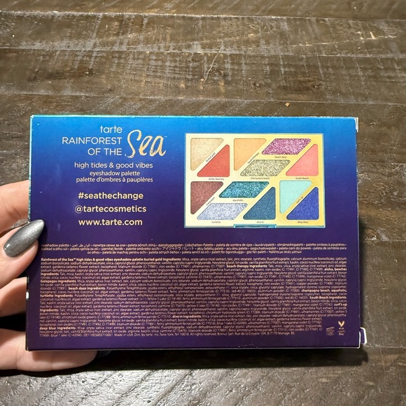 NEW Tarte Limited Edition Rainforest of the Sea High Tides Good Vibes Eyeshadow - Picture 5 of 7